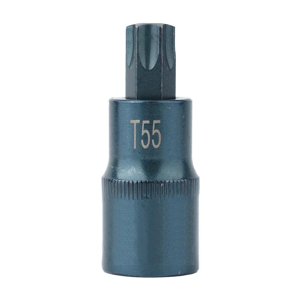 1/2 Inch Torx Screwdriver Bit Screwdriver Drive Socket T40 T45 T50 T55 T60 T70 Screwdriver Bit Tool For Ratchet Wrenches