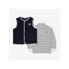 [Kids] Essential Long Sleeve Tee Vest Set  Fk2rlf4201x Lgy  q0zFk2rlf4201xLgy