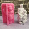 Mother and Child Sculpture Silicone Mold Religious Figurine Mould Plaster Casting Mold for Gift Shops and Hobbyists