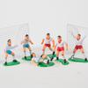 Soccer Ball Goal Player Figurine Cake Toppers Football Cake Decoration For Men Boy Birthday Party Sport Soccer Theme Supplies