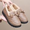 Women’s Fashion Non-slip Flat Shoes Casual Soft Lightweight Loafers Thickening Comfortable Warm Shoes for Winter
