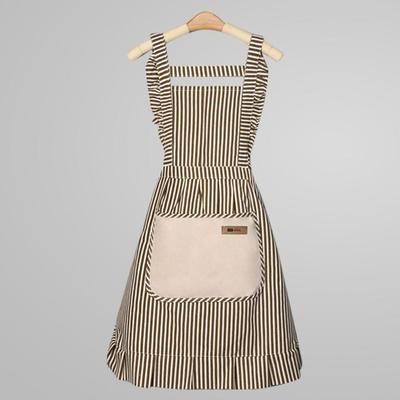 Yousheng Küche Kochschürzen Verstellbarer Riemen Latzschürzen Weiche Kochschürzen mit großen Taschen Unisex Baumwollleinen Schürze für Männer Frauen