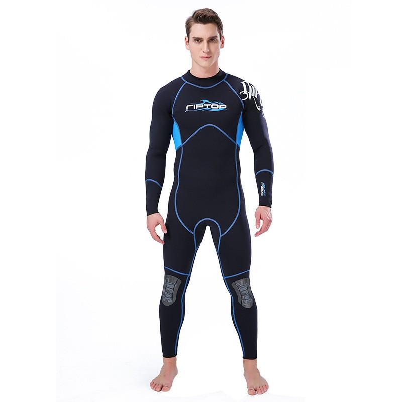 3mm Full Body Neoprene Wetsuit Diving Swimming Flood Rescue Men Women UV Protection Warm Elastic Waterproof
