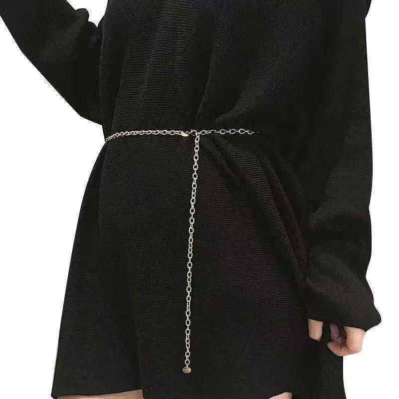 Versatile And Fashionable Pearl Belt Accessory For Summer Dresses And Sweaters