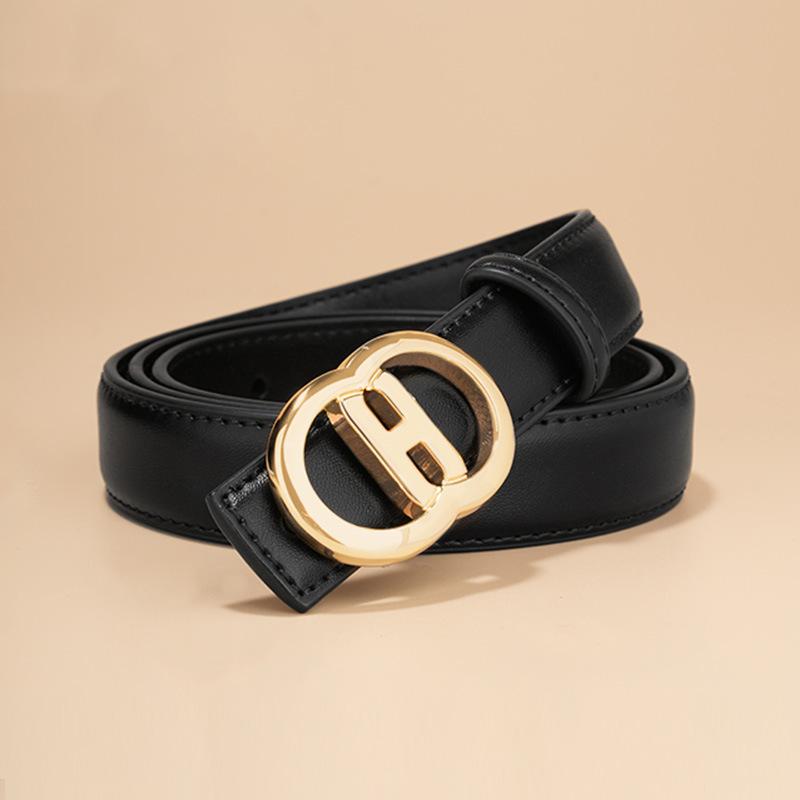 Ladies Casual Simple and High-end Pairing Skirt Belt and Fashionable Trendy Belt Belt
