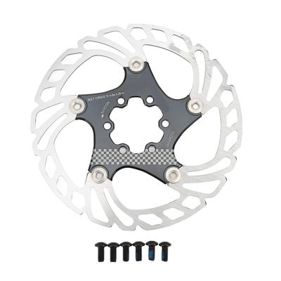 Disques de Frein Flottants pour Vélo avec 6 Boulons Dissipation de Chaleur Rotor de Frein pour Vélo de Montagne 160MM