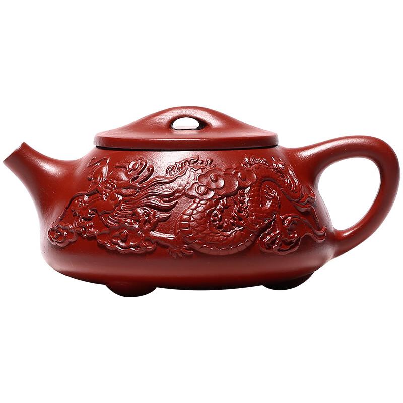 

Shangqi Yixing Double Dragon Stone Scoop Zisha Teapot