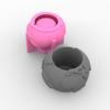 Flower Pot Silicone Resin Mold Flower Epoxy Resin Casting Mold Succulent Vase Cement Mold Candle Holder Wax Mold