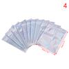 10Pcs Iridescent Zip Lock Pouches Cosmetic Plastic Laser Holographic Zipper Bags