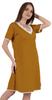 Inkmeso Solid Nightgown Dress For Women Nightwear Lace Short Sleeve Loungewear