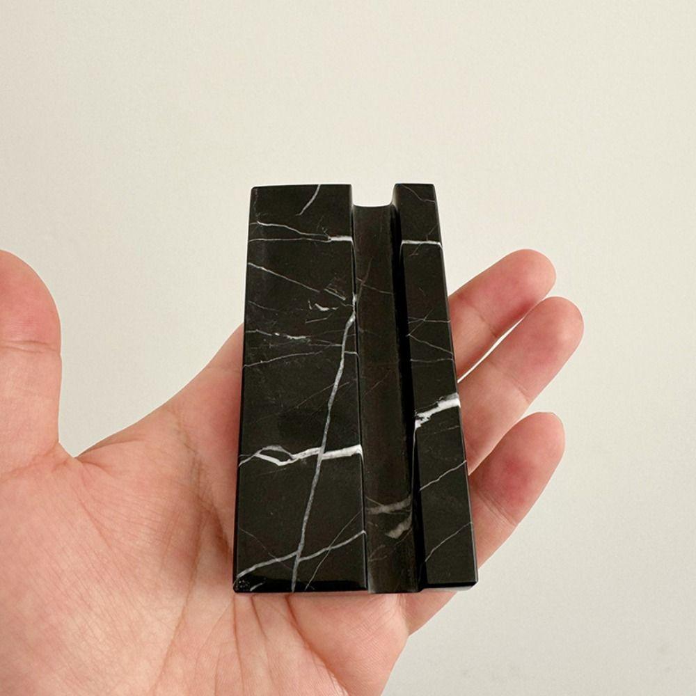 Marble Mobile Phone Holder Thickened Card Stand Organizer Durable Business Card Holder Trade Shows