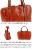 Albero Genuine Leather Wallet Women's Pochette, Orange, AL-3925-40