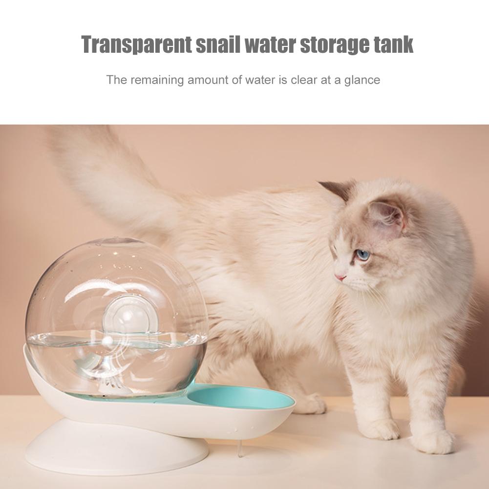 Automatic 2.8L Pet Bubble Water Fountain Feeder Drinking Dispenser for Cat Dog