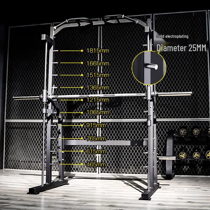 TEZEWA All-in-One Smith Machine Power Rack
