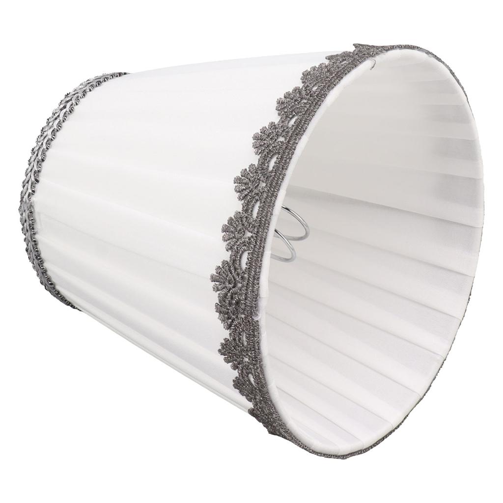 6 Pcs Small Lamp Shade Clip On Type Fabric Lampshade Modern Simple E14 Candle Bulb Lamp Cover