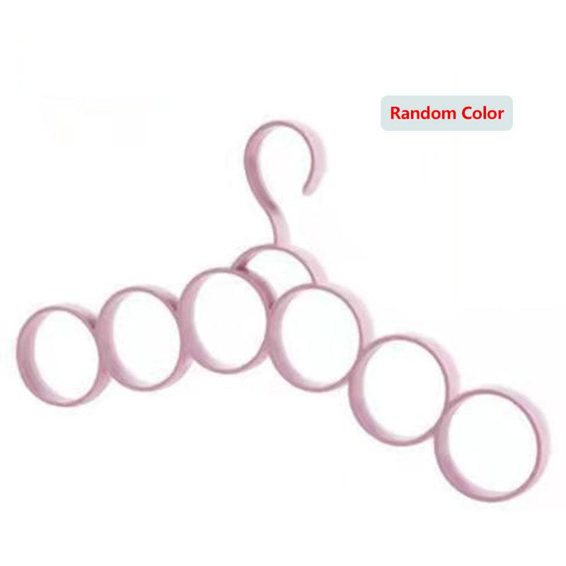 

Стойка для хранения шарфов, утолщенная, многофункциональная вешалка, вешалка для шарфов, вешалка для ремней, вешалка для ремней, многофункциональная вешалка, органайзер для гардероба 6 rings