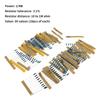 300PCS 1/4W 1% Carbon Film Resistors Kit 10 To 1M Ohm 30 Values Metal Resistors with Individually