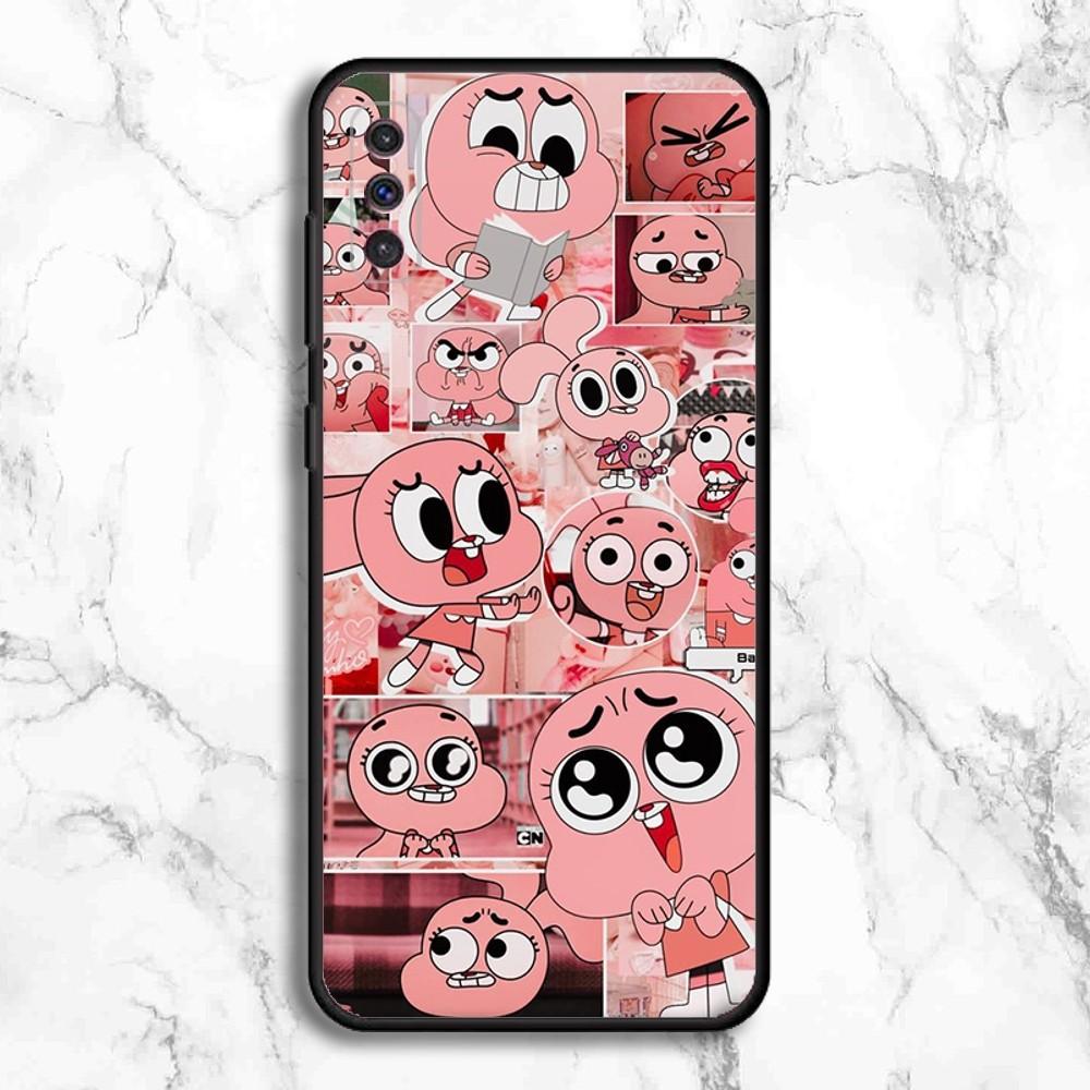 The Amazing World of G-Gumball Phone Case For Samsung Galaxy A13,A21s,A22,A31,A32,A52,A53,A71,A80,A91 Soft Black Phone Cover