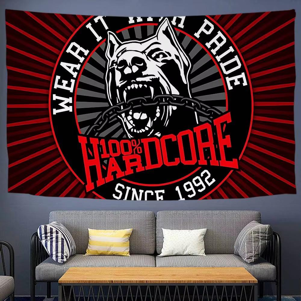 Bone Gabber 100 Colorful Bohemian Wall Tapestry Mandala Dog Theme Decorative Wall Hanging Sheets for Home Decoration 100X70CM