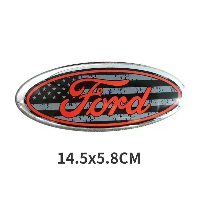 TQ011Auto Styling 3D ABS Car Body Front Hood Bonnet Rear Trunk Decor Sticker Badges For Ford Focus Mk2 Ranger Party Mondeo Mk4 Fiesta