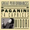 CD MIDORI - Paganini 24 Caprices for Solo Violi Sony US Jazz Used