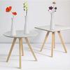 Tall Tapered Plastic Flower Vase, Small Bud, Decorative Flower Vase, Home Decoration, Centerpieces, Bouquet Arranging, Connected Tubes (Wide Vase)