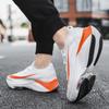 Herren Unisex Mode Sneaker Atmungsaktiv Bequem Runde Zehenpartie Laufschuhe Damen Trainer Dämpfung Paar Schnürschuhe Tennisschuhe