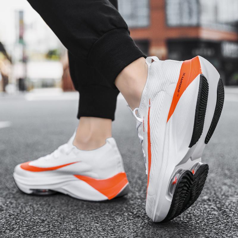 Herren Unisex Mode Sneaker Atmungsaktiv Bequem Runde Zehenpartie Laufschuhe Damen Trainer Dämpfung Paar Schnürschuhe Tennisschuhe