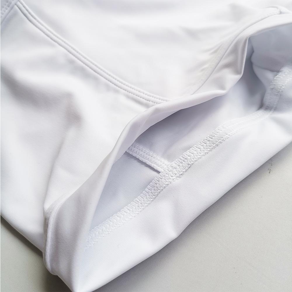 UXH Men's Patchwork Multicolor Briefs - Sleek, Sexy, and Anti-Exposure Beachwear.