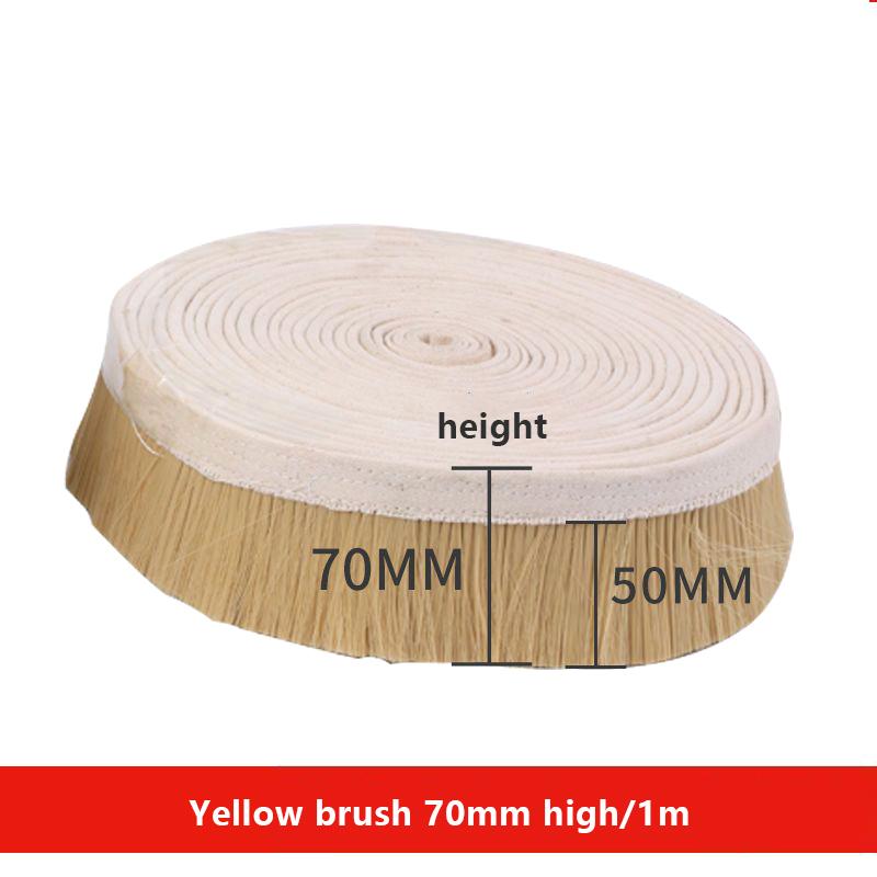 

1 метр за штуку ЧПУ фрезерный шпиндельный двигатель пылесос деревообрабатывающий гравировальный пылеудаляющий чехол нейлоновая щетка золотой