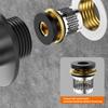 Brass Water Shutoff Angle Valve Metal Angle Valves Rust Resistant Valves for Easy Installation & Long Lasting Durability