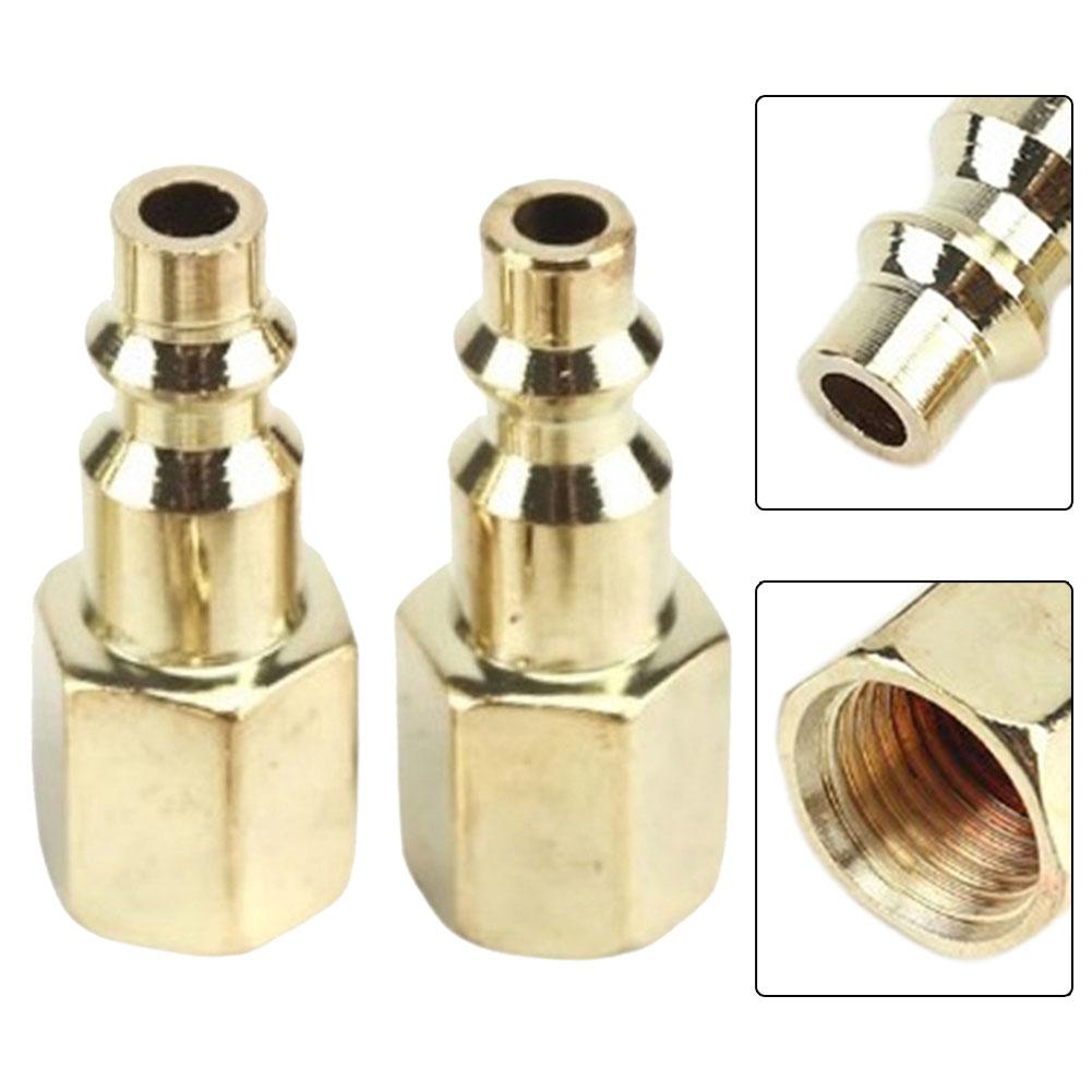 Uickly Connected Quick Connector 2pcs Brass Material