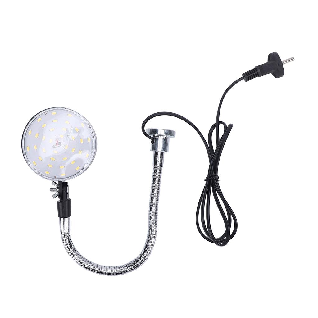 LED Machine Light 30cm Flexible Gooseneck Magnetic Base Work Light for Lathe Workbench Workshop