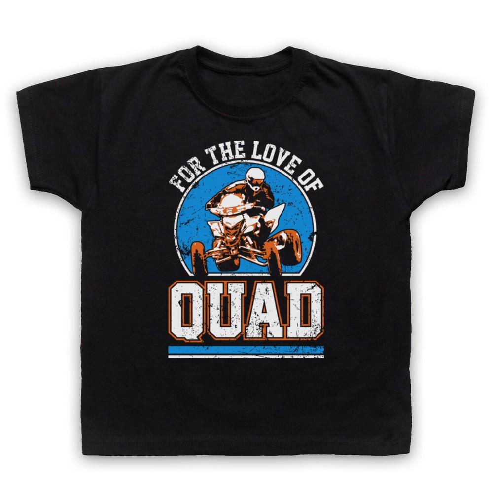 

For The Love Of Quad Utv Atv Quad Biking Funny Parody Kids Childs T-Shirt 2XL