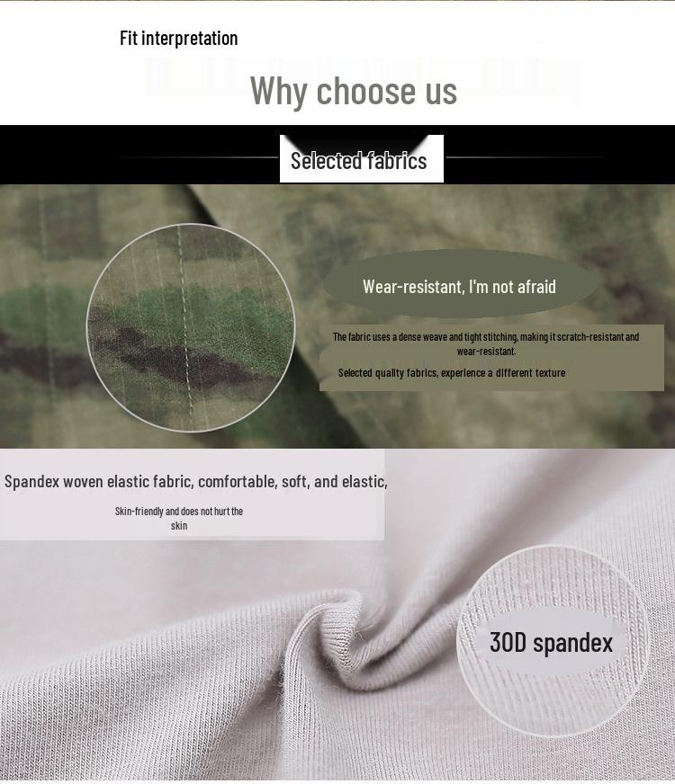 Tactical Frog Python Pattern CP Camouflage Outdoor Suit - Slim Fit, Wear-Resistant Training Set