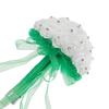 Durable Bridal Bouquet Artificial Flowers Wedding Flower with Crystal Ribbon Hand Bouquet for Bridesmaids Fake Flowers
