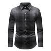 Men’s Checked Long-sleeved Shirt – Men’s Business and Casual Shirt