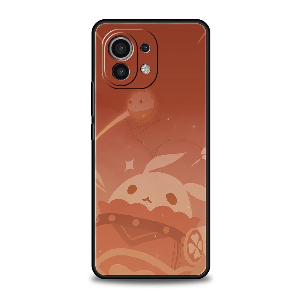 Genshin Impact Logo Phone Case For Xiaomi 13 12 11 Lite 12T 11T 10T 9T Mi Poco X5 M4 M3 X4 X3 Pro F5 F4 F3 GT 5G Black Cover
