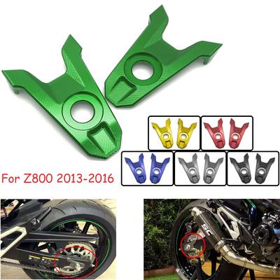 Motosiklet CNC Arka Aks Zincir Ayarlayıcı Blokları Mili Gergi Çatal Tekerlek Zincir Gergileri Kawasaki Z800 Z 800