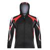 Mens Hooded Zip-Up Fishing Shirt UV Protection Quick Dry Breathable Long Sleeve Outdoor Sun Top