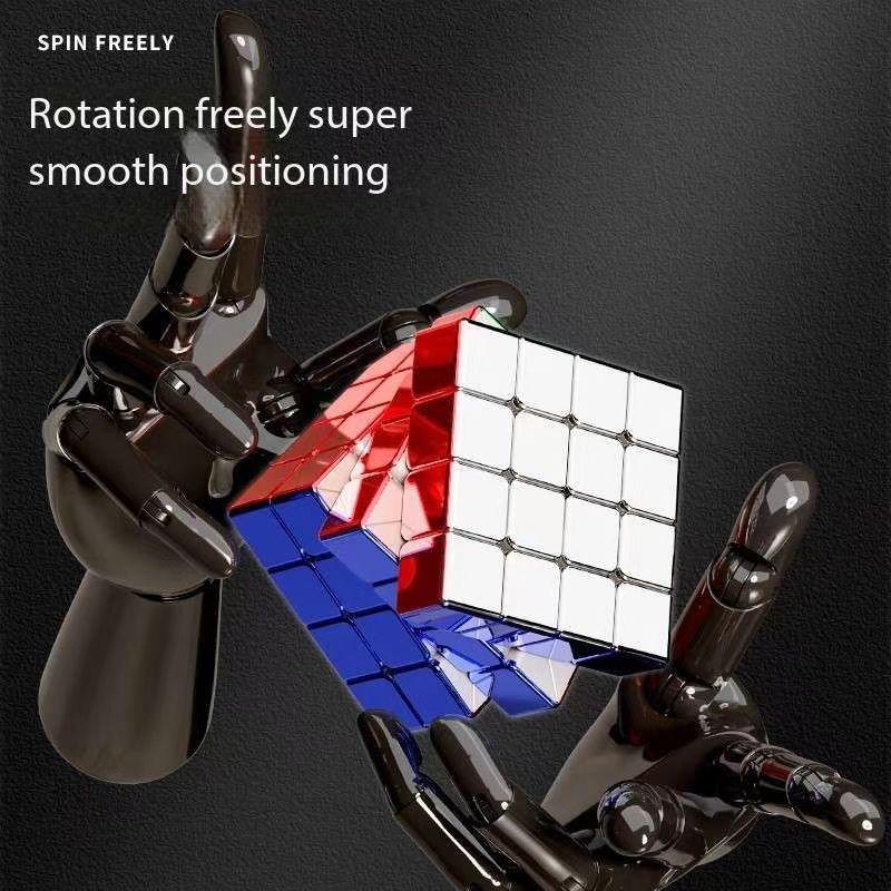 Legende Metall 4x4 5x5 Magnetische Magic Speed Cube Zappeln Spielzeug Sengso Galvanisieren Cubo Magico Puzzle