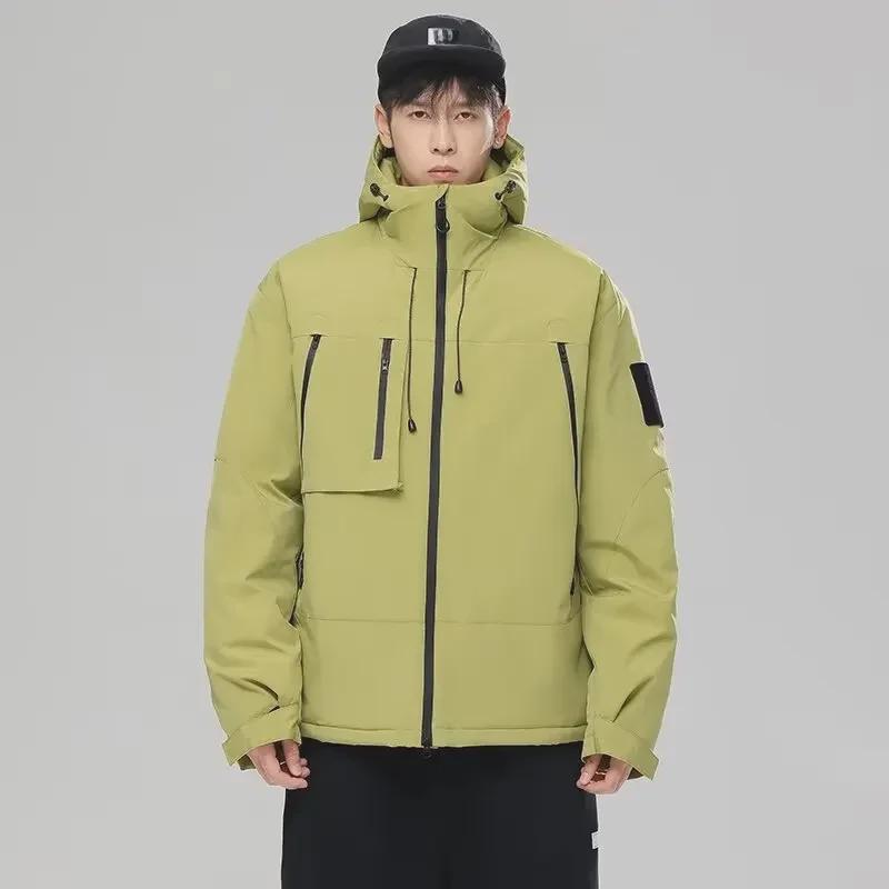 2024 Winter Paare Outdoor Kapuzen Winddicht & Wasserdicht Baumwolljacke