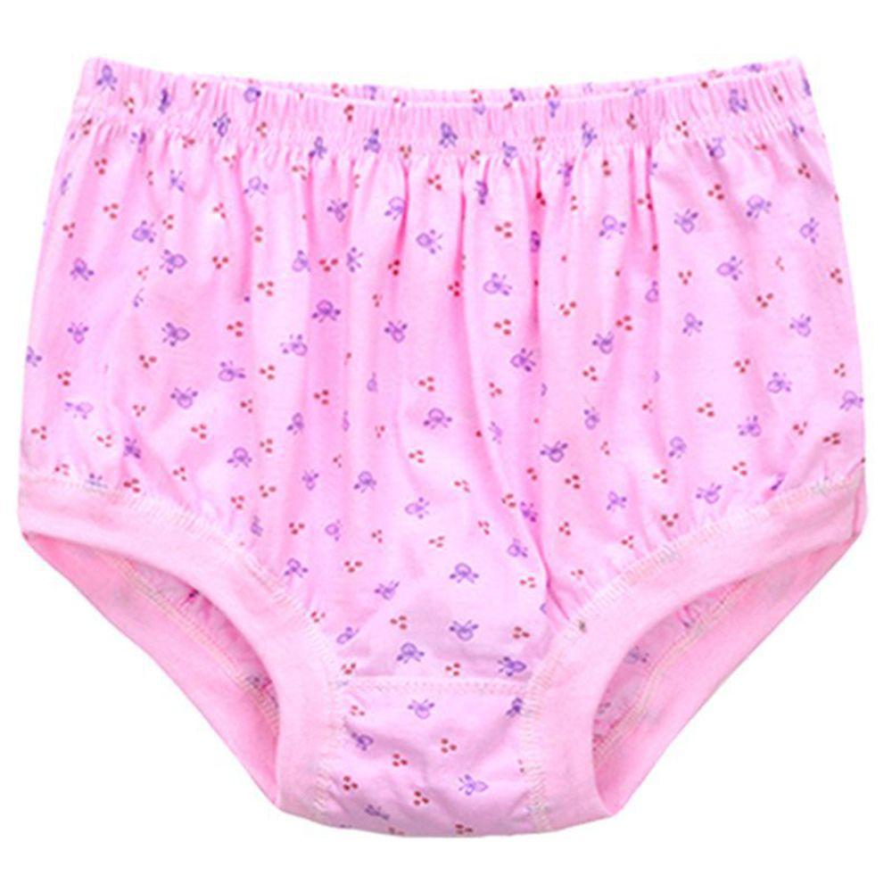 Plus Size Middle-aged And Elderly Female Lingerie Flower Panties Elderly Underwear Cotton Panties