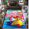 Fall Guys Crystal Velvet Rug, Soft Anti‑Slip Crystal Velvet Carpet for Living Room Bedroom Home Decor
