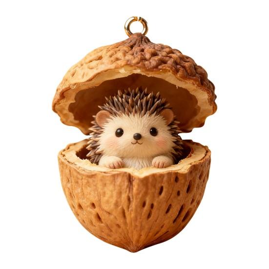 

Лесные животные Желуди Украшения Уютные Лесные Рождественские Украшения 2D Акриловая Сосновая Шишка Животное Подвесное Украшение Лесное Существо Праздничный Декор для Рождества A