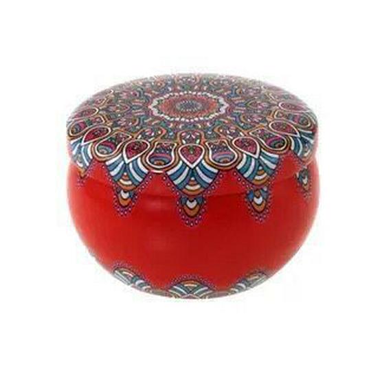 2.2 Oz Tea Pear Paste Candy Tin Gift Box with Candle Can Storage