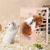 1pc Wooden Hamster Climbing Ladder Toy Hanging Bridge Jumping Board Playground Toy for Small Animal Hamster Cage Landscaping Toy