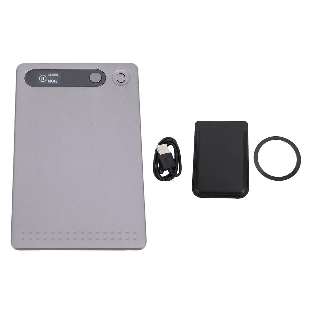 Note Voice Recorder Aluminum Alloy 64GB Memory Efficient AI Voice Translator Recorder for Meeting Lectures
