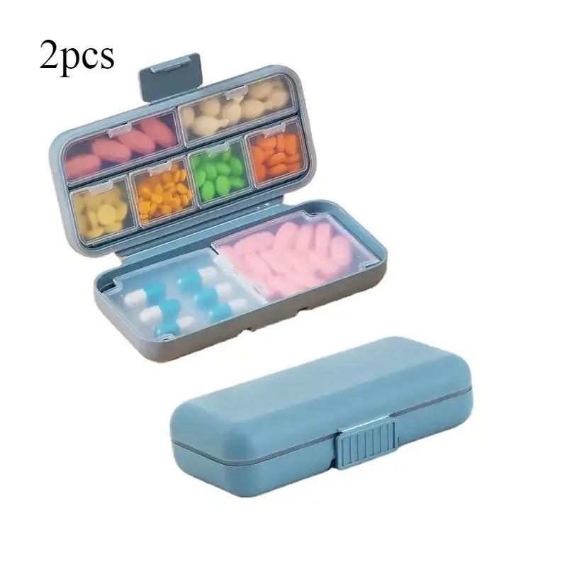 Multi-grid Pill Storage Box Portable Medicine Box Travel Pill Organizer Daily Pill Case Portable Medicine Vitamin Container