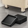 4PCS with Suction Cup Furniture Coasters Non Slip Silicone Rubber Caster Cups Anti Displacement Bed Couch Floor Protector
